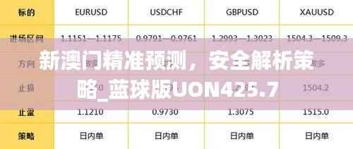 新澳门精准预测，安全解析策略_蓝球版UON425.7