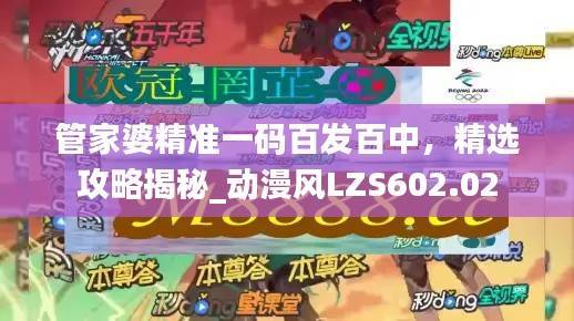 管家婆精准一码百发百中,精选攻略揭秘_动漫风LZS602.02
