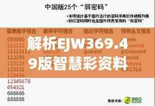 解析EJW369.49版智慧彩资料,944CC安全策略揭秘