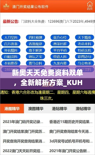 新奥天天免费资料双单,全新解析方案_KUH700.48日常版