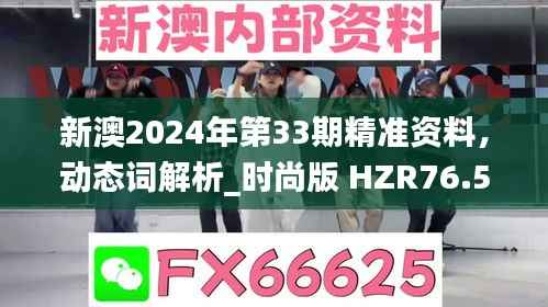 新澳2024年第33期精准资料,动态词解析_时尚版 HZR76.56