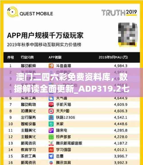 澳门二四六彩免费资料库,数据解读全面更新_ADP319.2七日版
