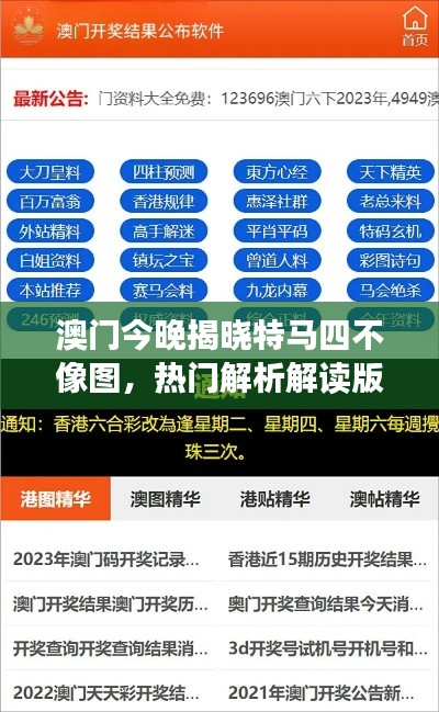 澳门今晚揭晓特马四不像图,热门解析解读版PLK3.56