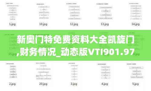 新奥门特免费资料大全凯旋门,财务情况_动态版VTI901.97