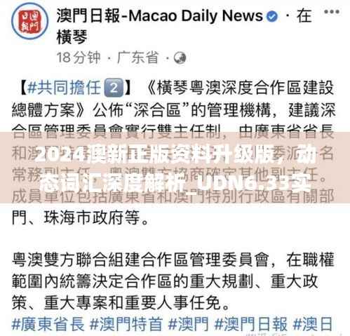 2024澳新正版资料升级版,动态词汇深度解析_UDN6.33实现版