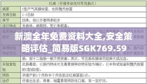 新澳全年免费资料大全,安全策略评估_简易版SGK769.59