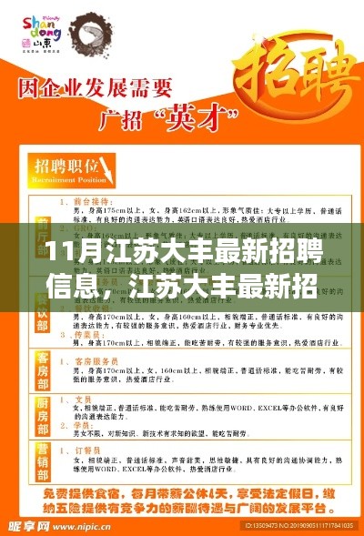 江苏大丰最新招聘信息概览,职场人的新选择