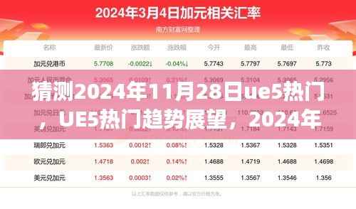 UE5热门趋势展望,预测2024年11月28日的UE5热门动向