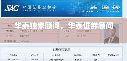 华泰独家顾问,华泰证券顾问