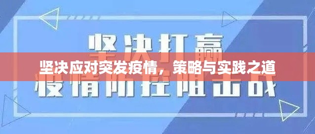 坚决应对突发疫情,策略与实践之道