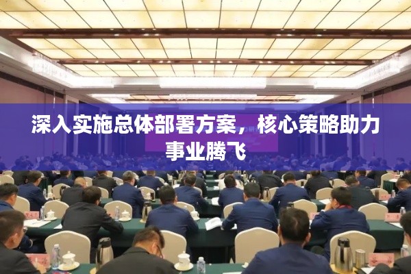 深入实施总体部署方案，核心策略助力事业腾飞