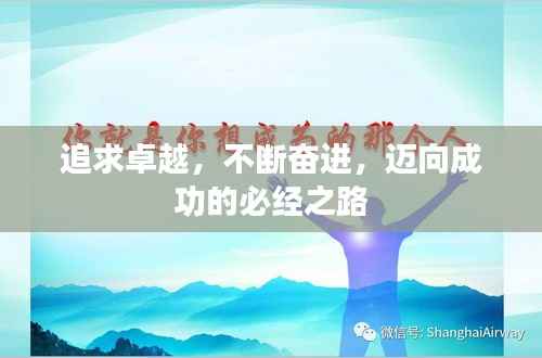 追求卓越,不断奋进,迈向成功的必经之路
